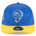 Men's Los Angeles Rams New Era Royal/Gold 2018 NFL Sideline Home Historic Low Profile 59FIFTY Fitted Hat 3058512